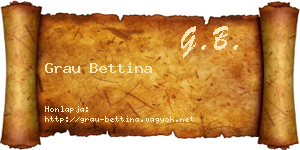 Grau Bettina névjegykártya
